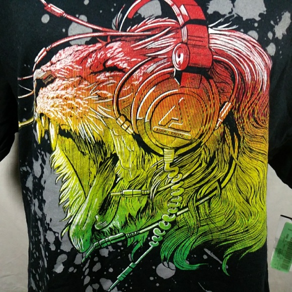 Audio Council Lion graphic t-shirt - Picture 1 of 4